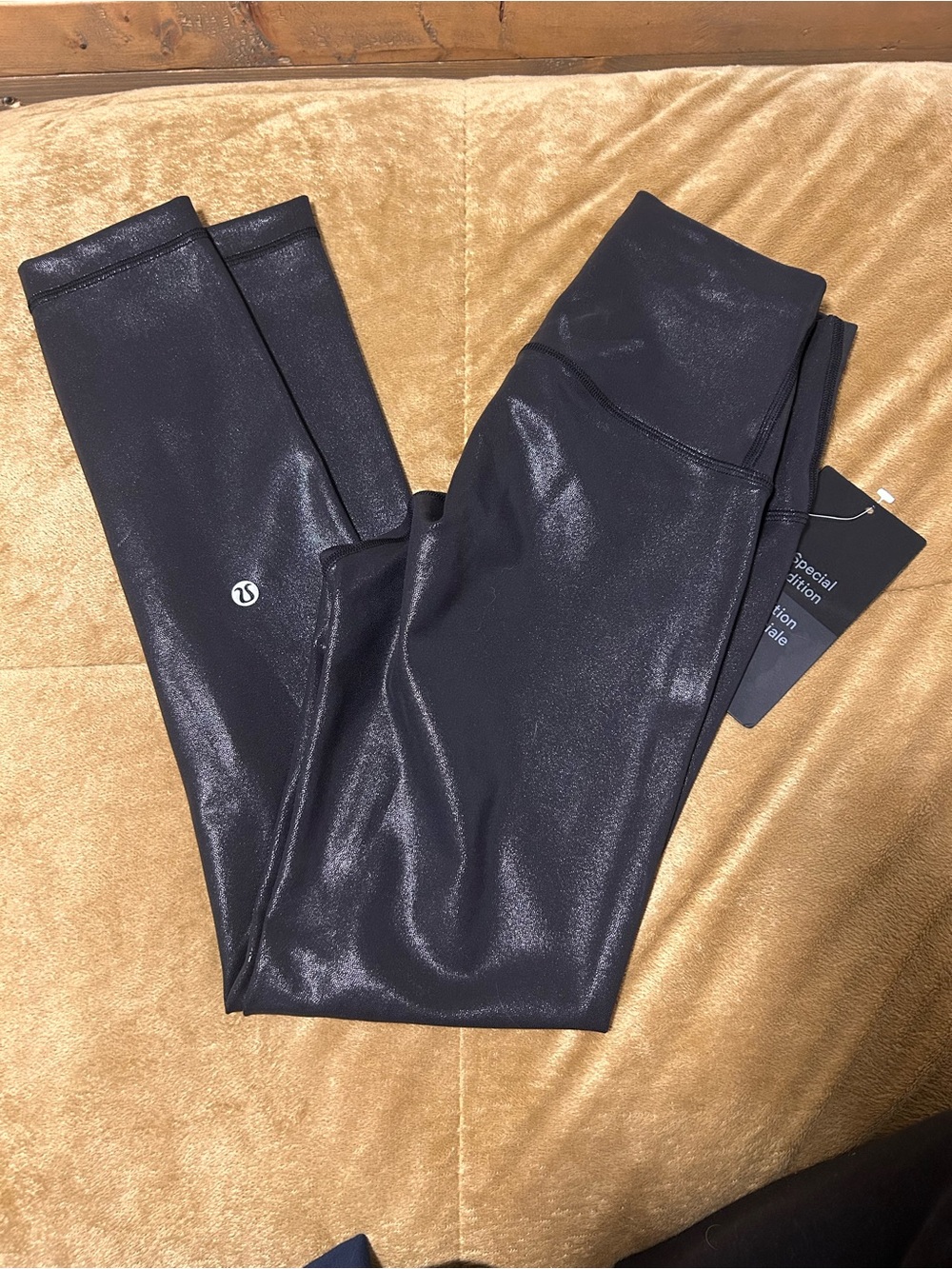 lululemon athletica Shiny Black High-Rise Leggings